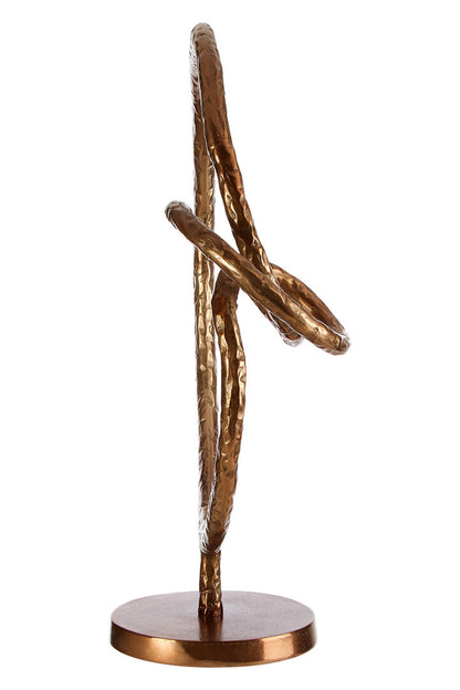 Core Round Rough Bronze Sculpture