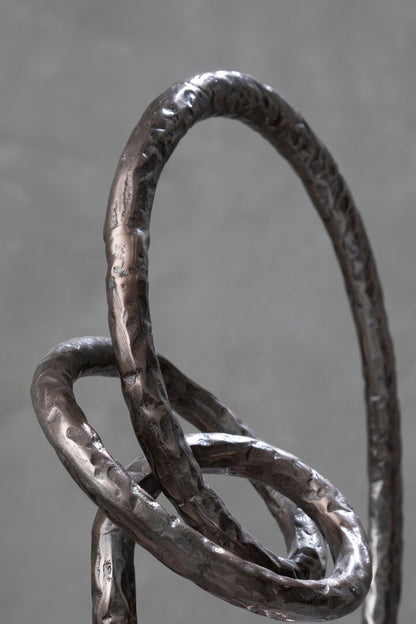 Core Round Rough Bronze Sculpture
