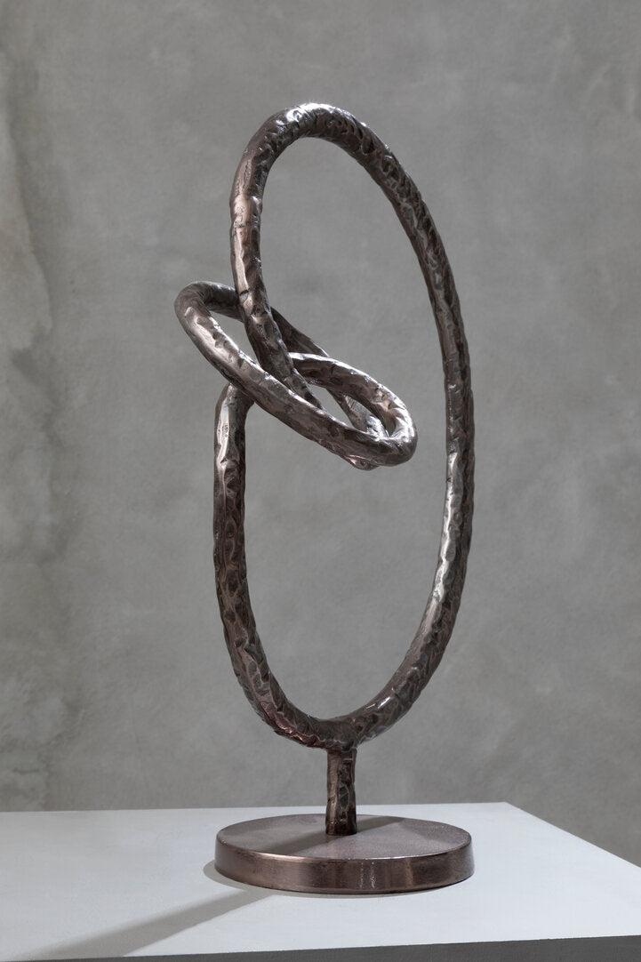 Core Round Rough Bronze Sculpture