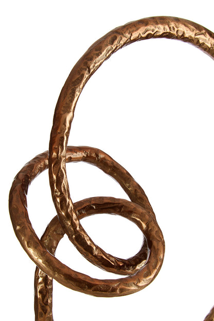 Core Round Rough Bronze Sculpture