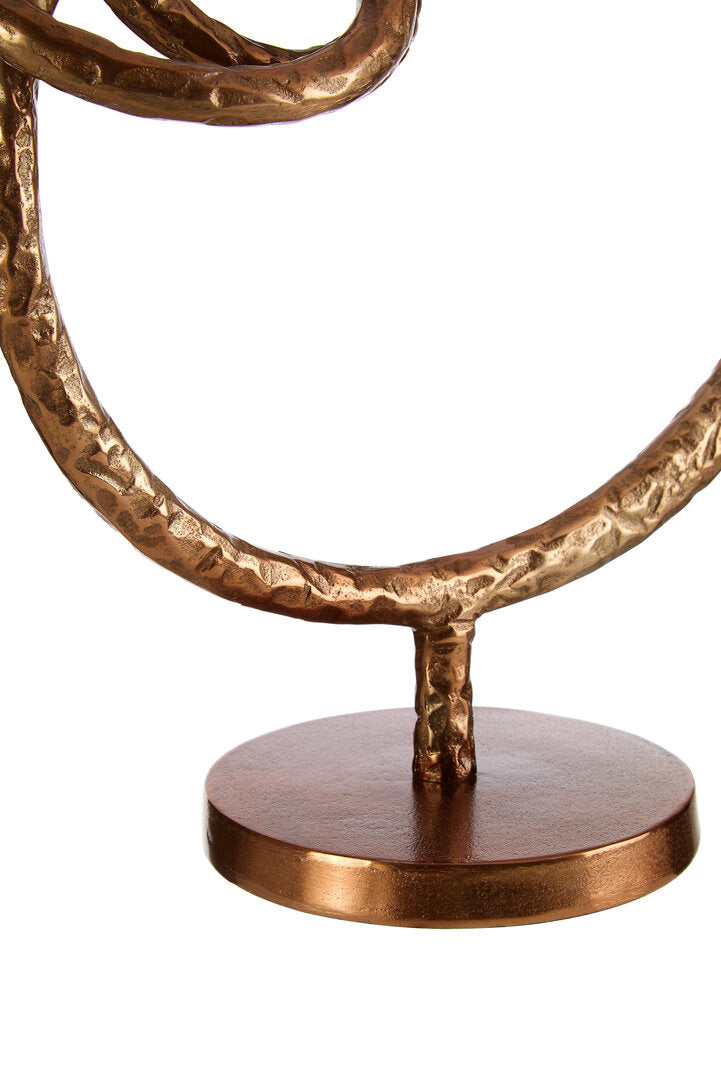 Core Round Rough Bronze Sculpture