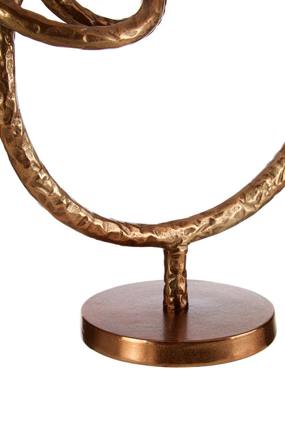 Core Round Rough Bronze Sculpture
