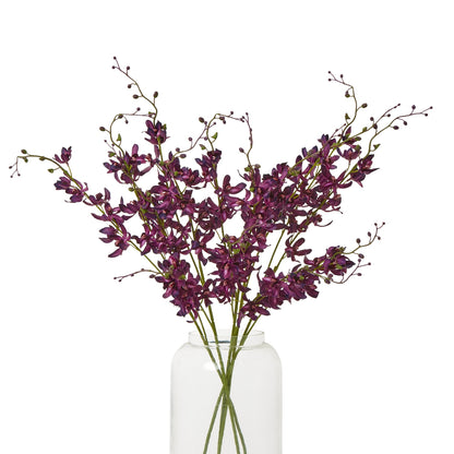 Purple Cymbidium Spray - Single Stem Flowers from the Quanta Home collection.