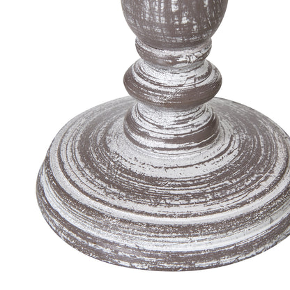 Setia Column Table Tamp With Linen Shade - Lighting from the Quanta Home collection.