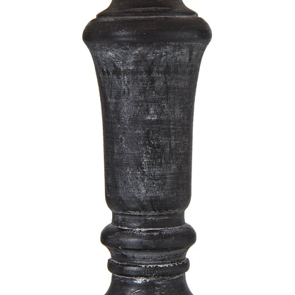 Palmyra Column Table Tamp With Linen Shade - Lighting from the Quanta Home collection.