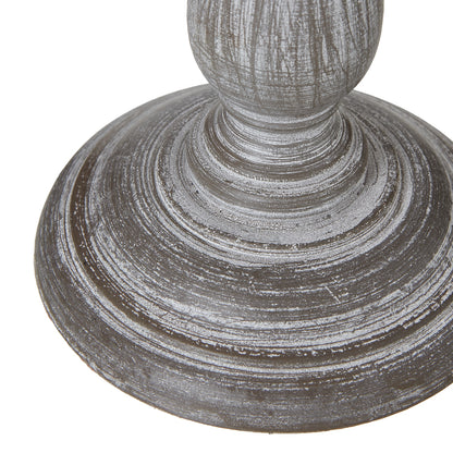 Augusta Column Table Lamp With Linen Shade - Lighting from the Quanta Home collection.