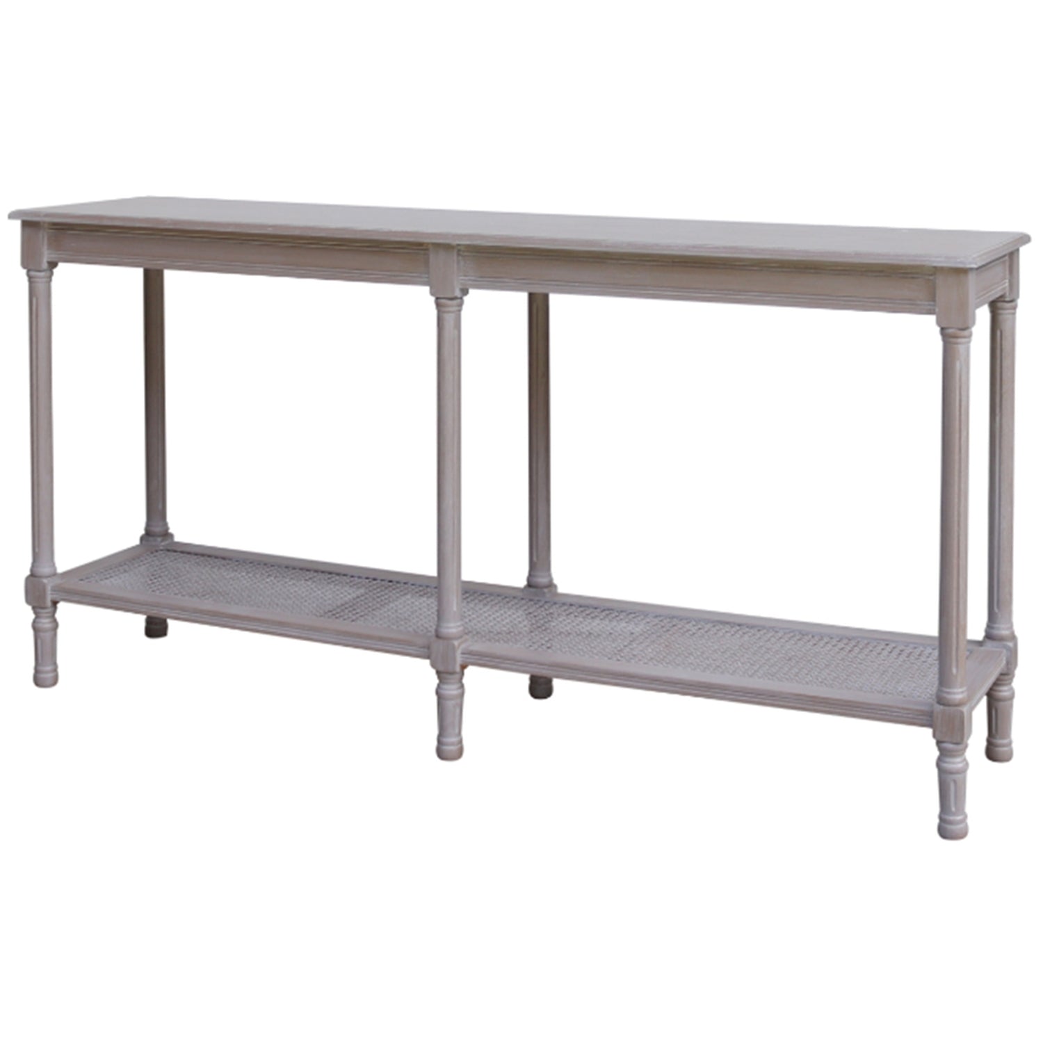 Elegant red rattan console table featuring a sleek top, intricate woven texture, and tapered legs, ideal for stylish decor.