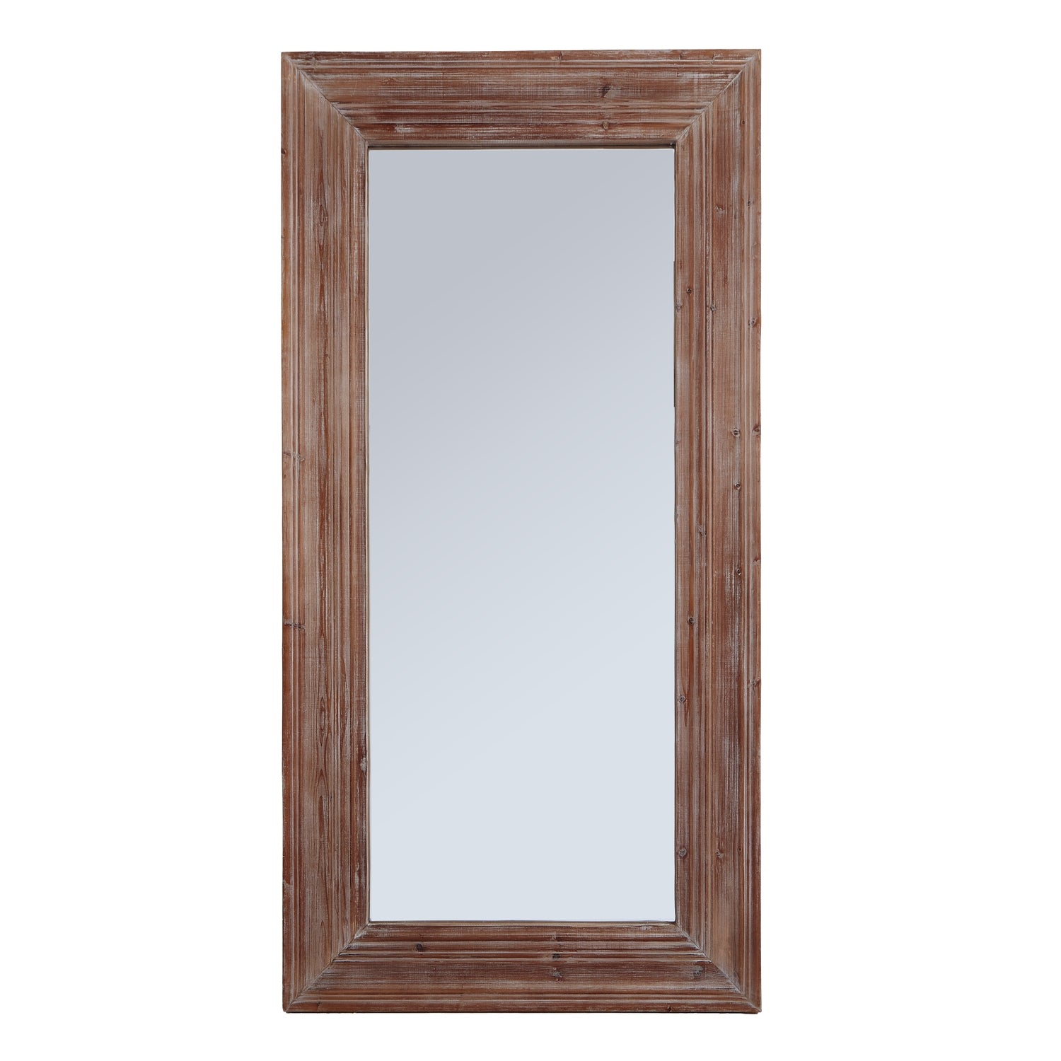 Newby Washed Wood Large Mirror - Wall Mirrors from the Quanta Home collection.