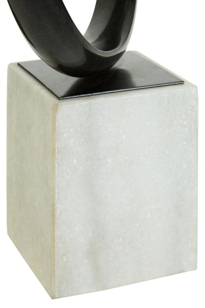 Efes Black Nickel Finish Knot Sculpture