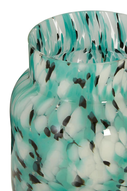 Aquelle Small Turquoise Speckle Vase