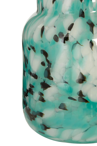 Aquelle Small Turquoise Speckle Vase