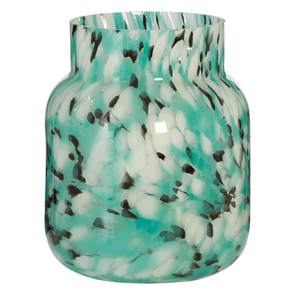 Aquelle Small Turquoise Speckle Vase