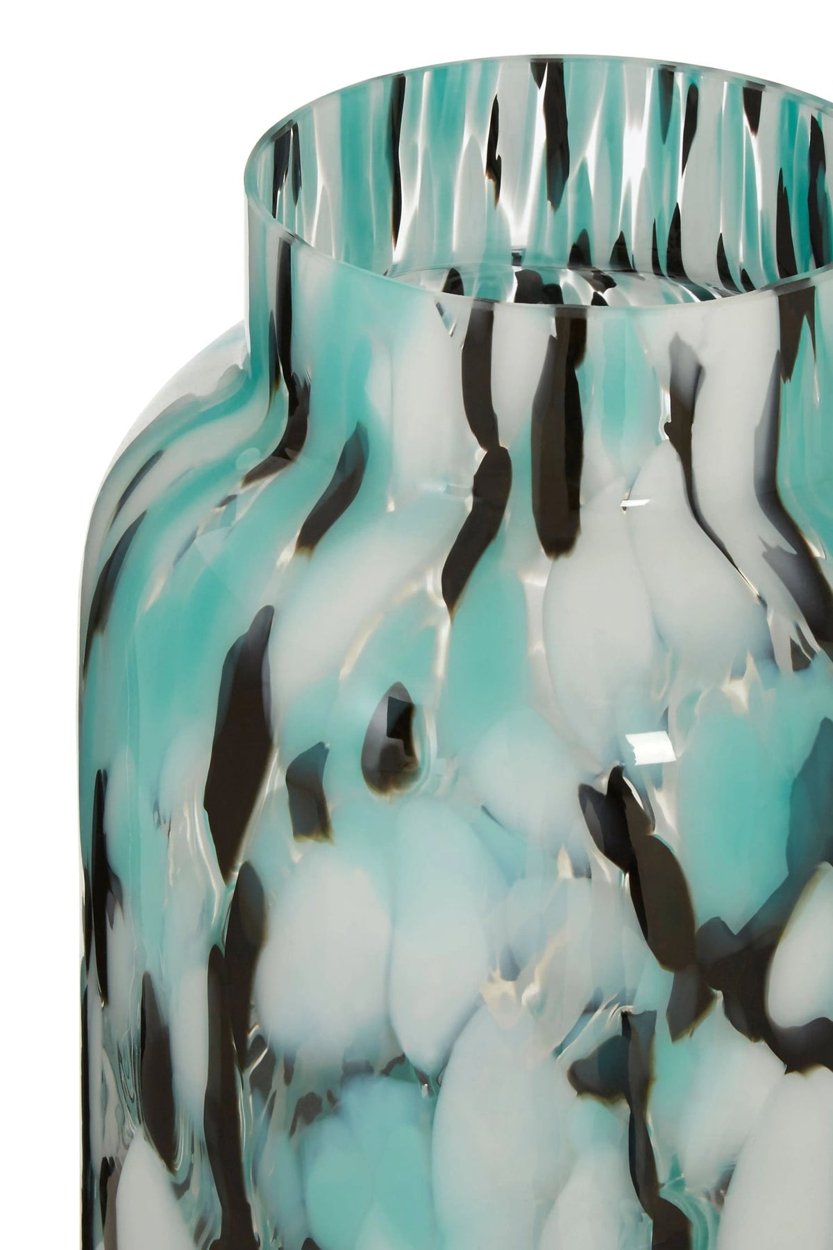 Aquelle Medium Speckle Effect Glass Vase