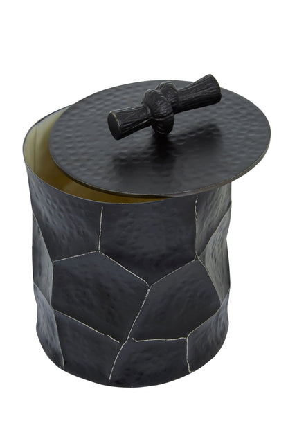 Aureon Large Black and Gold Trinket Box