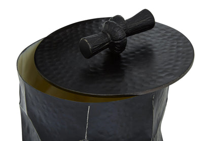 Aureon Large Black and Gold Trinket Box