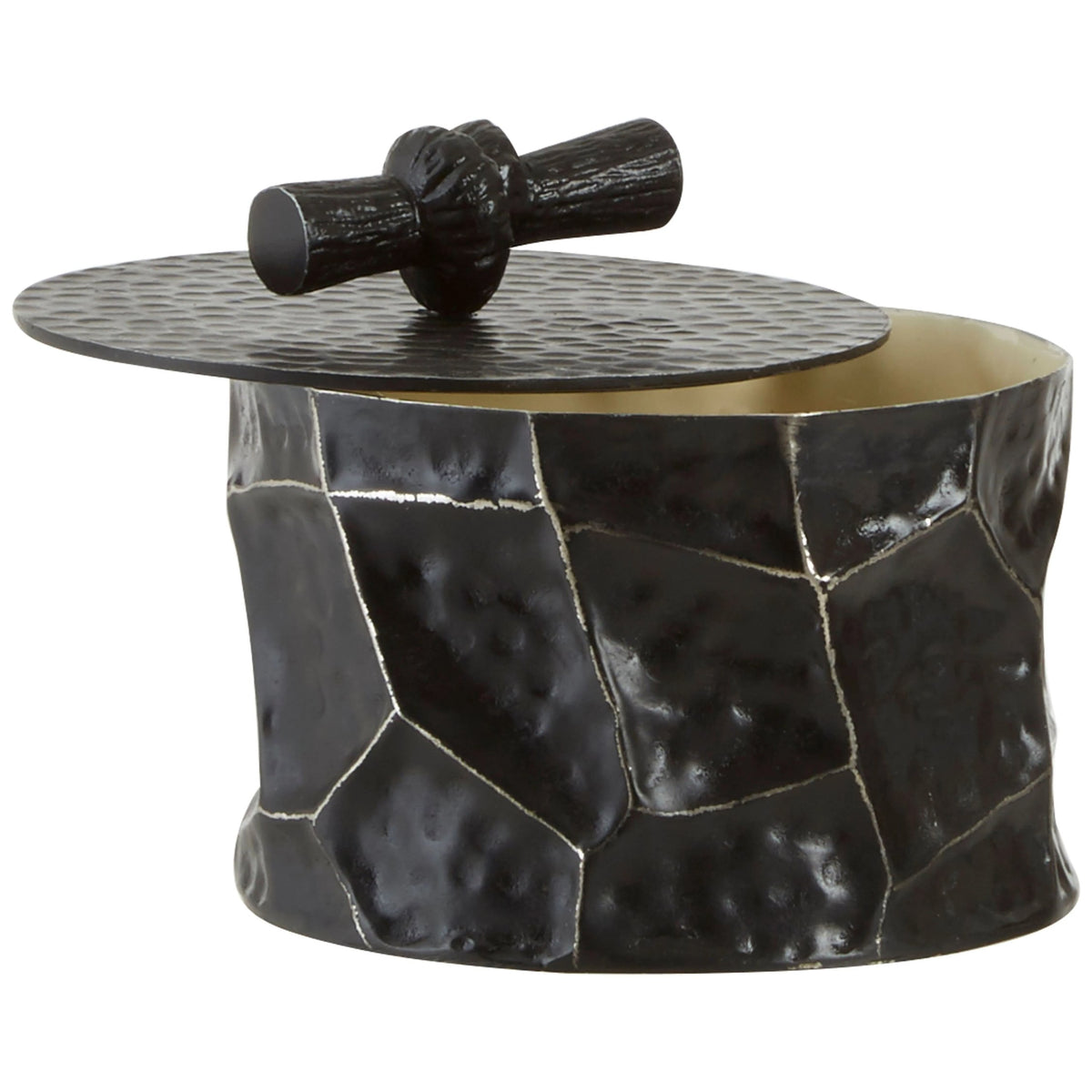Aureon Black and Gold Small Trinket Box