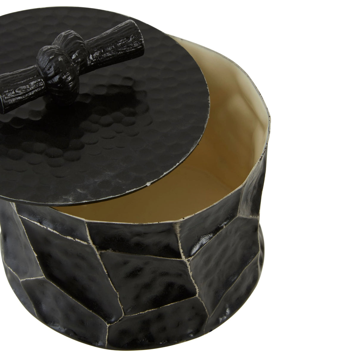 Aureon Black and Gold Small Trinket Box