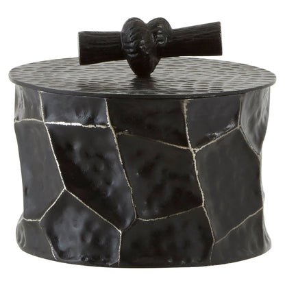 Aureon Black and Gold Small Trinket Box