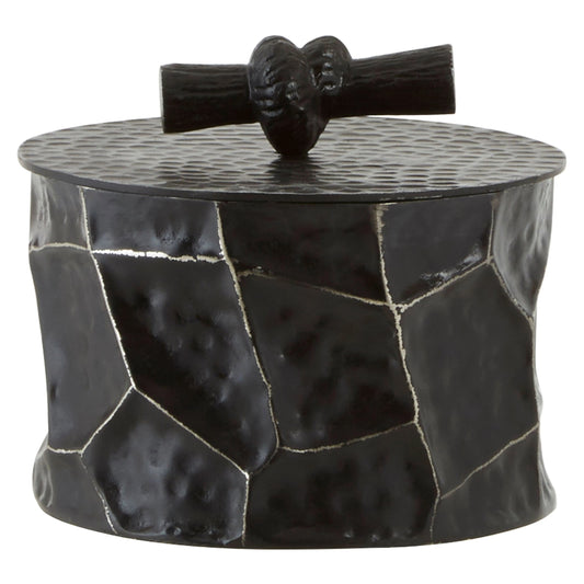 Aureon Black and Gold Small Trinket Box
