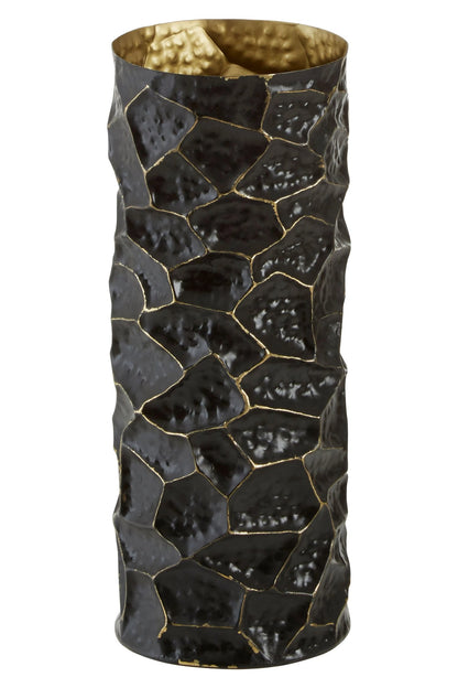 Aureon Black and Gold Large Vase