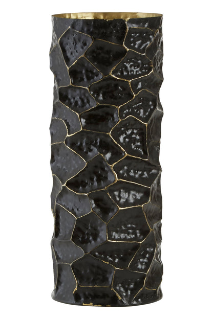 Aureon Black and Gold Large Vase