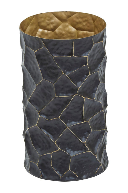 Aureon Black and Gold Small Vase