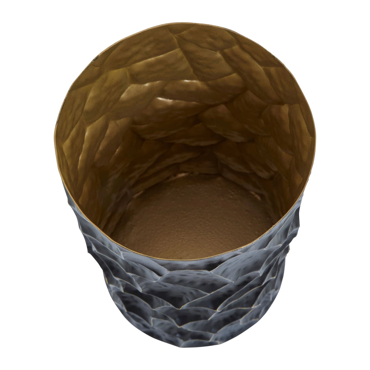 Aureon Black and Gold Small Vase