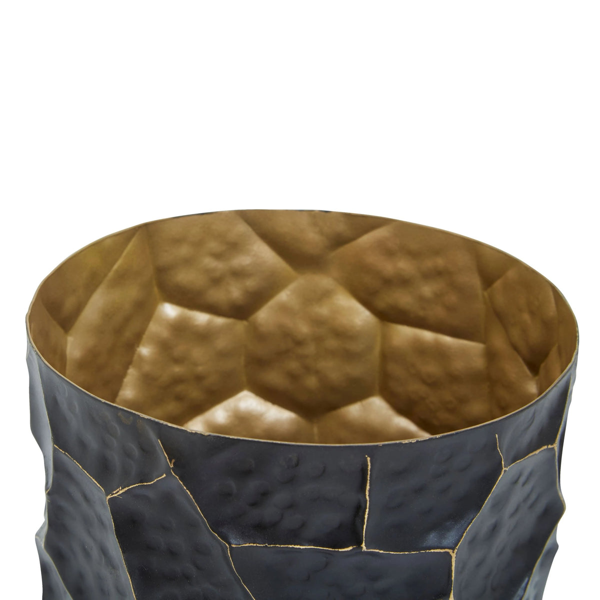 Aureon Black and Gold Small Vase