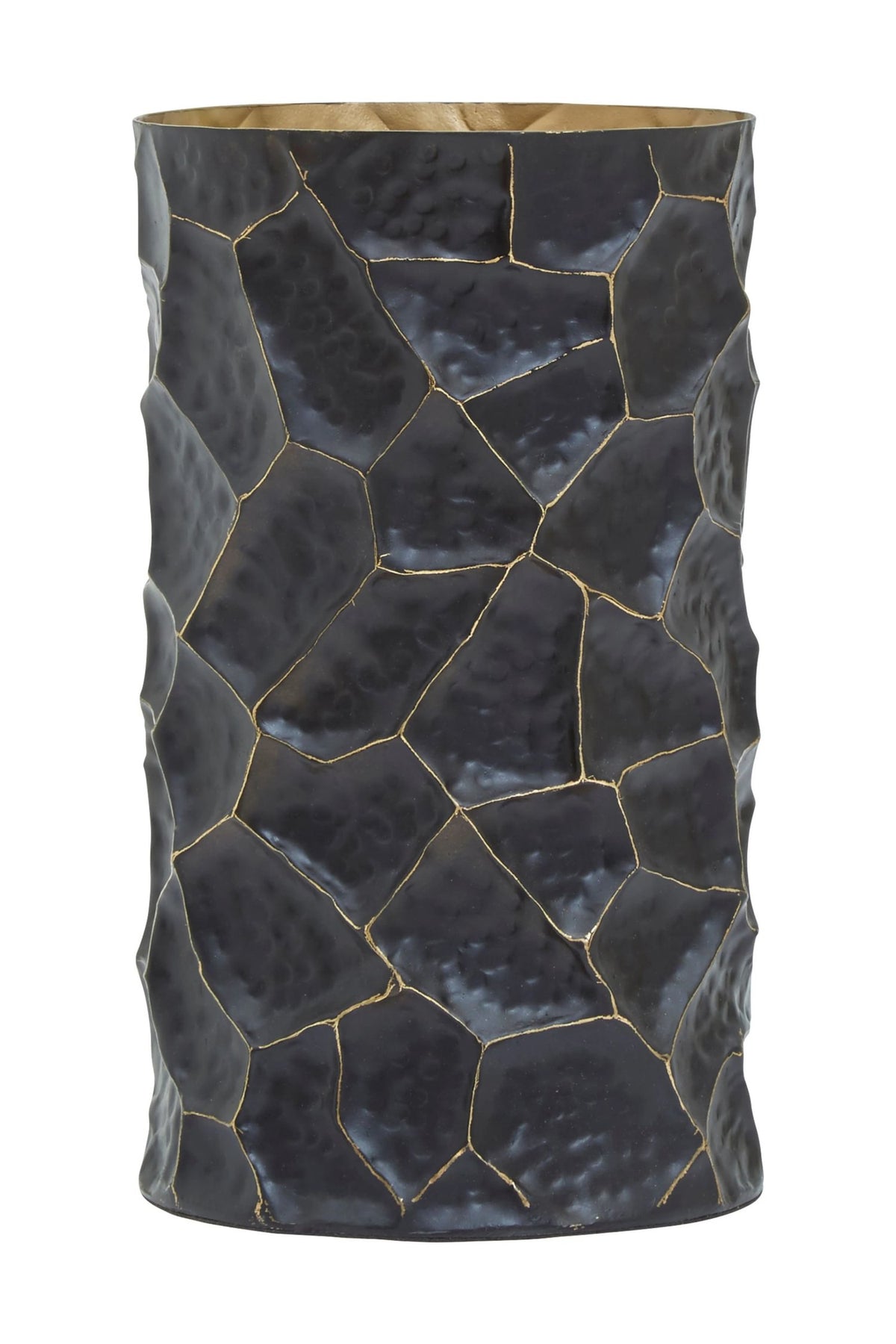 Aureon Black and Gold Small Vase
