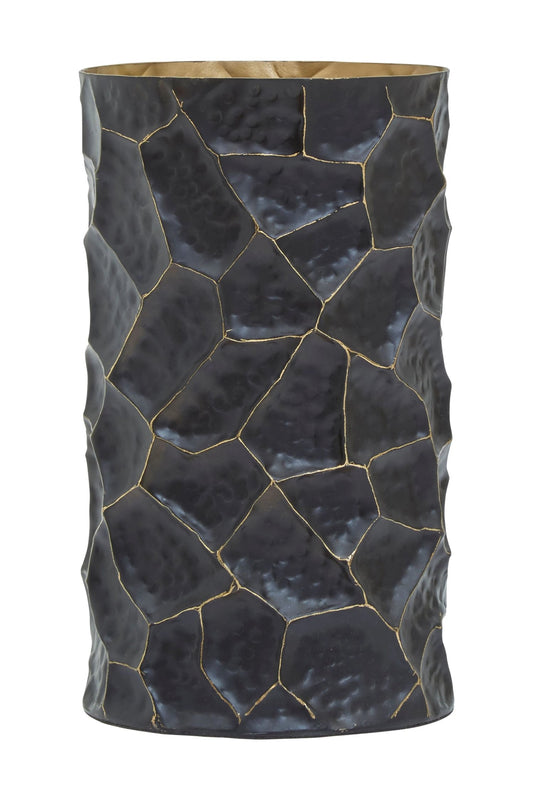 Aureon Black and Gold Small Vase