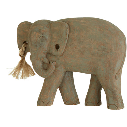 Skye Mango Wood Elephant Sculpture