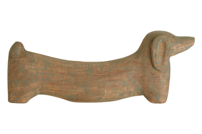 Skye Mango Wood Sausage Dog Sculpture