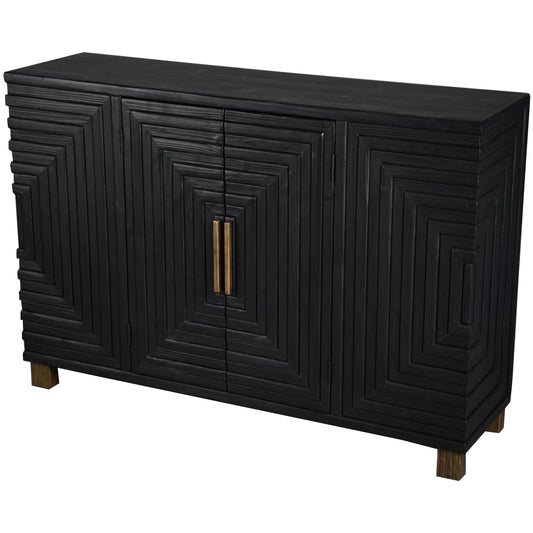 Lennox Black 2 Door Sideboard - Sideboards from the Quanta Home collection.