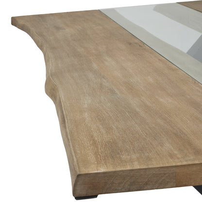 Live Edge Collection Light Acacia River Dining Table - Dining Tables from the Quanta Home collection.