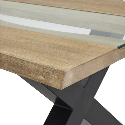Live Edge Collection Light Acacia River Coffee Table - Coffee Tables from the Quanta Home collection.