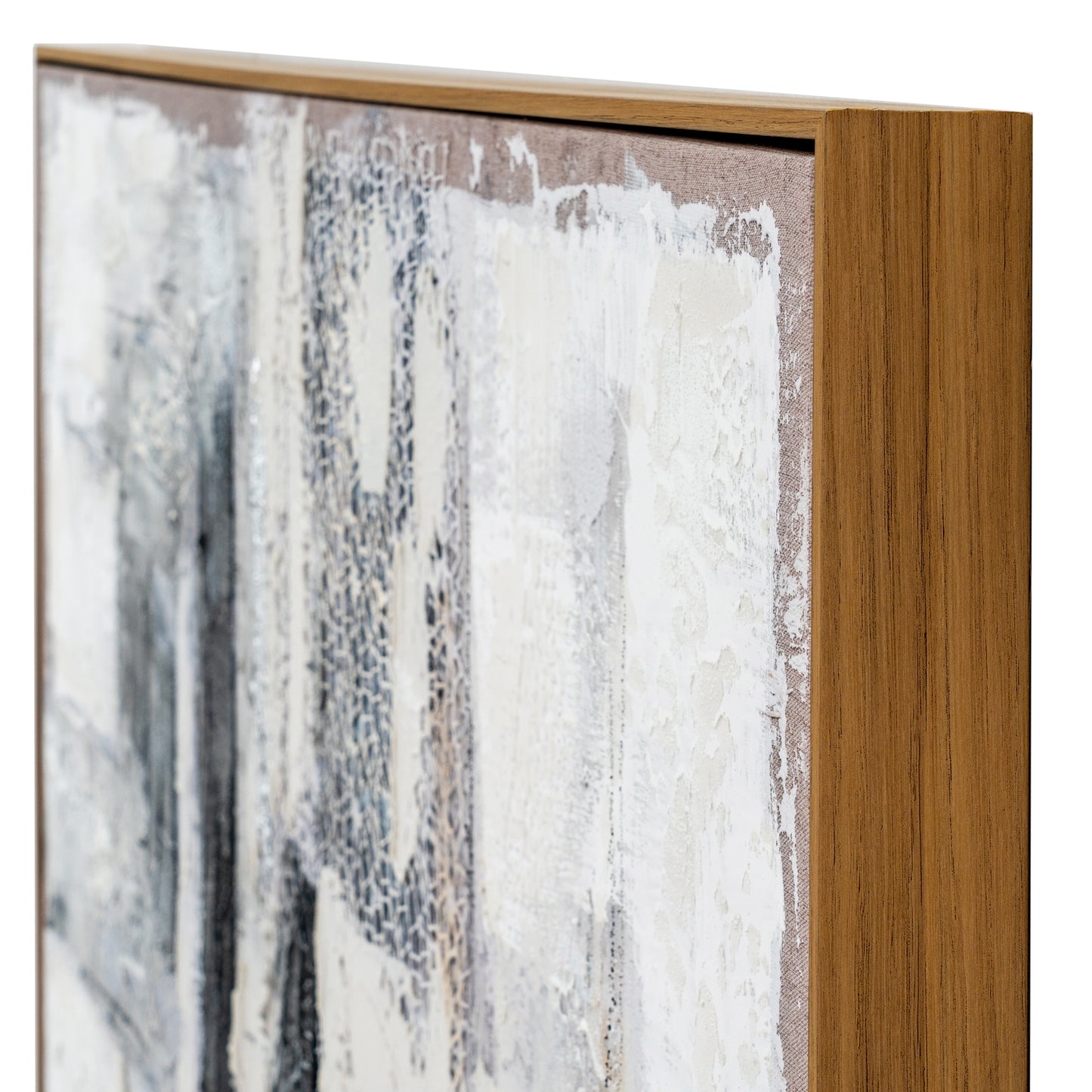 Fusion Hand Painted Canvas In Frame - Handpainted Art from the Quanta Home collection.