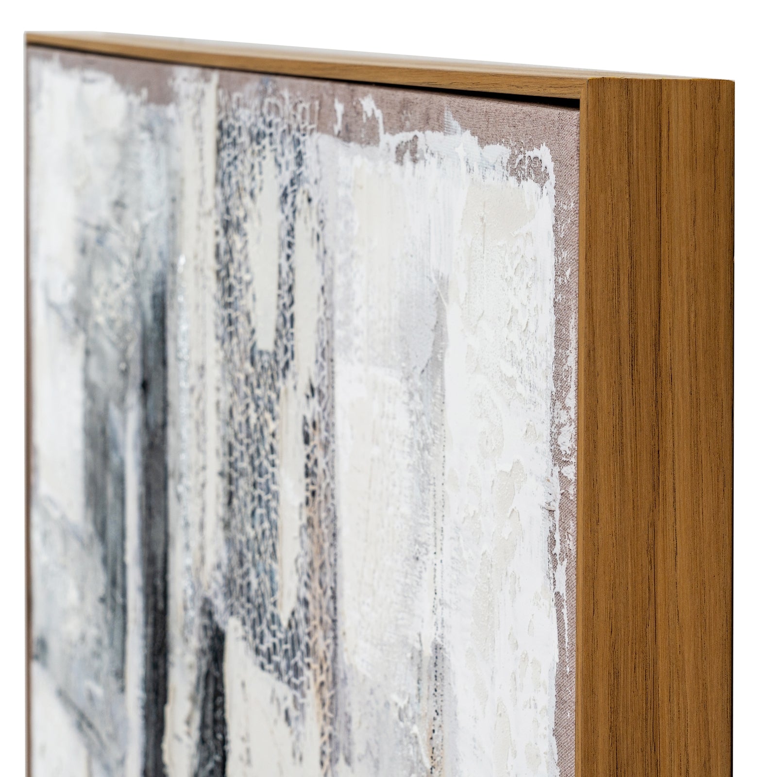 Fusion Hand Painted Canvas In Frame - Handpainted Art from the Quanta Home collection.