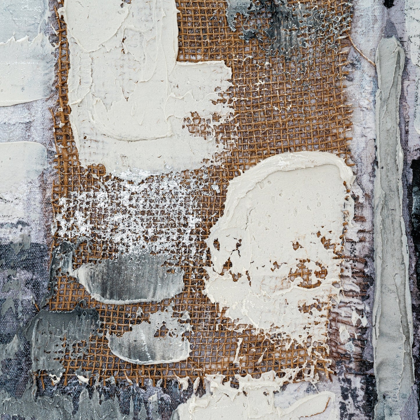 Fusion Hand Painted Canvas In Frame - Handpainted Art from the Quanta Home collection.
