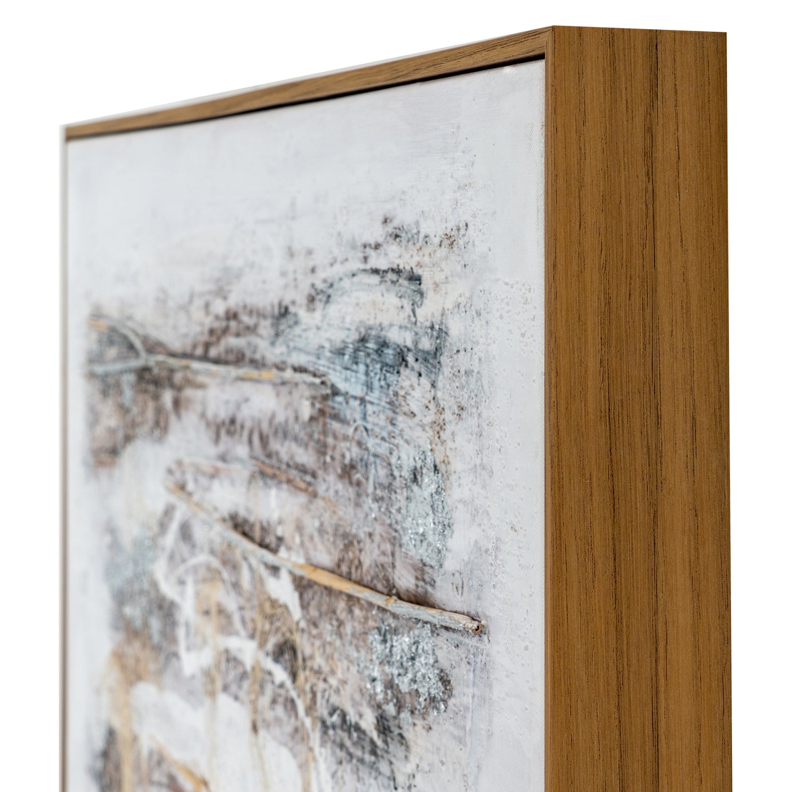 Ethereal Hand Painted Canvas In Frame - Handpainted Art from the Quanta Home collection.