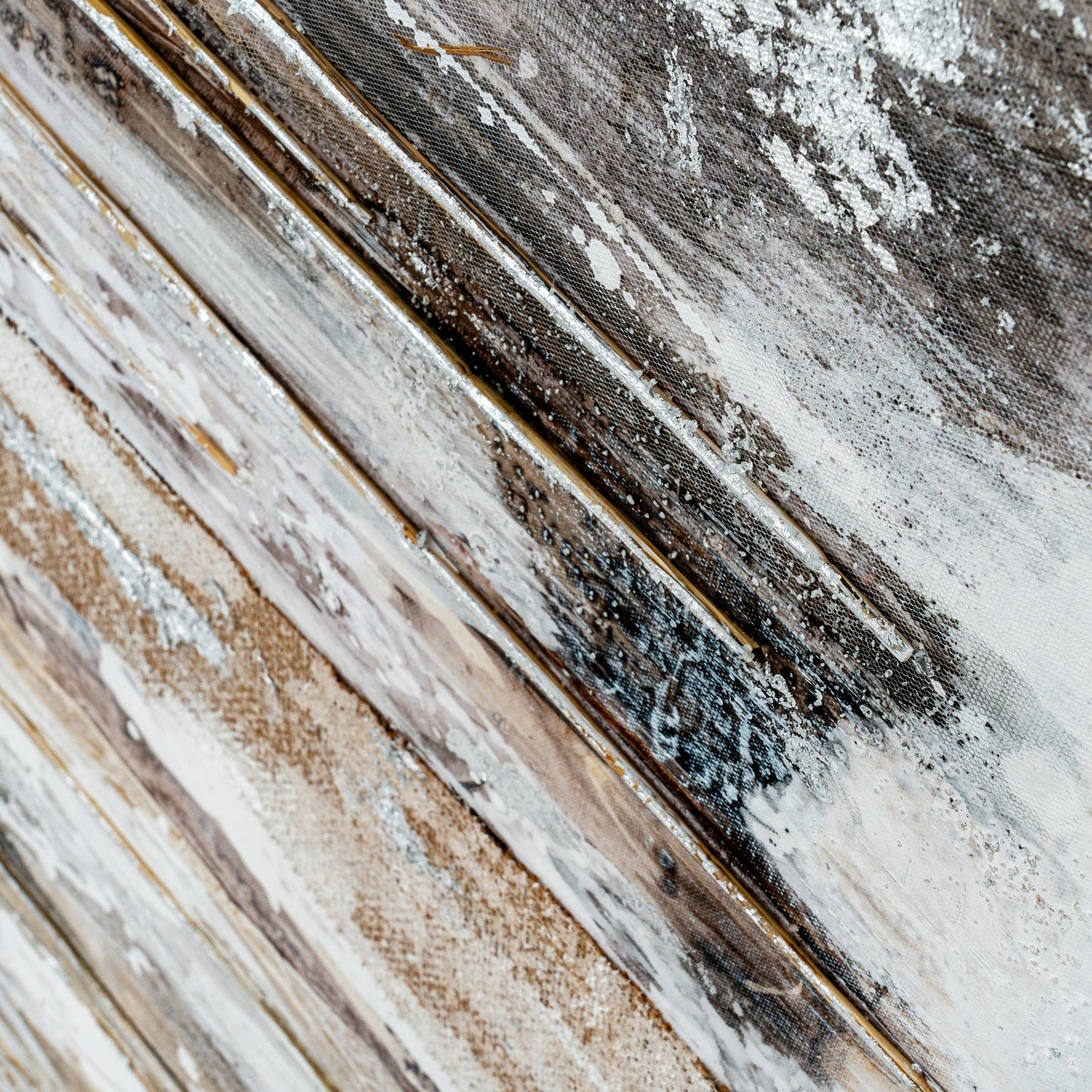 Ethereal Hand Painted Canvas In Frame - Handpainted Art from the Quanta Home collection.