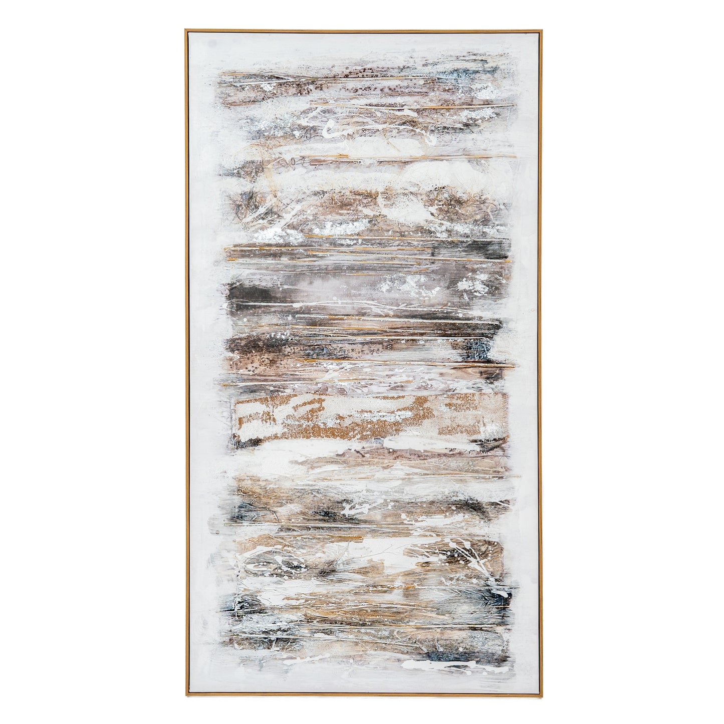 Ethereal Hand Painted Canvas In Frame - Handpainted Art from the Quanta Home collection.
