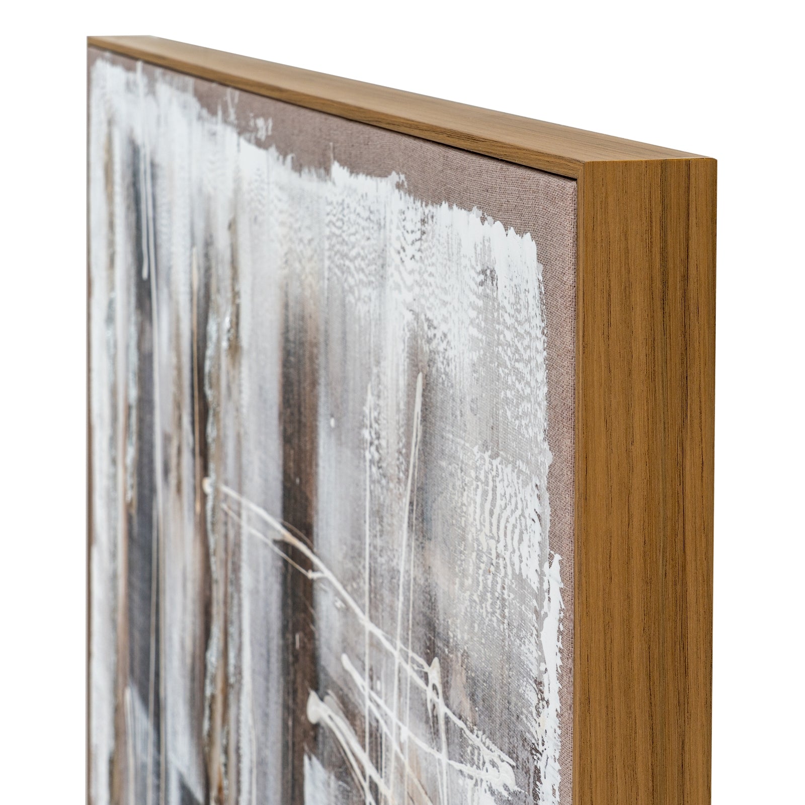 Outlook Hand Painted Canvas In Frame - Handpainted Art from the Quanta Home collection.