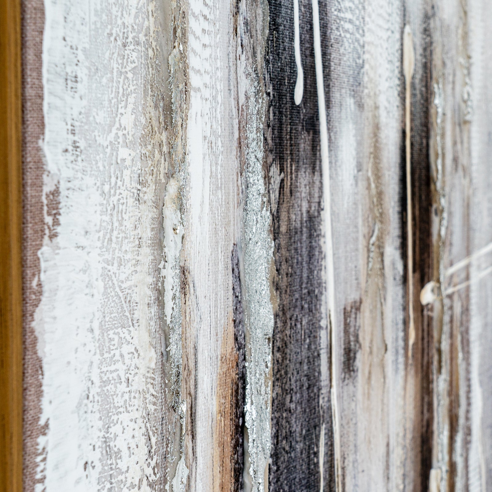 Outlook Hand Painted Canvas In Frame - Handpainted Art from the Quanta Home collection.