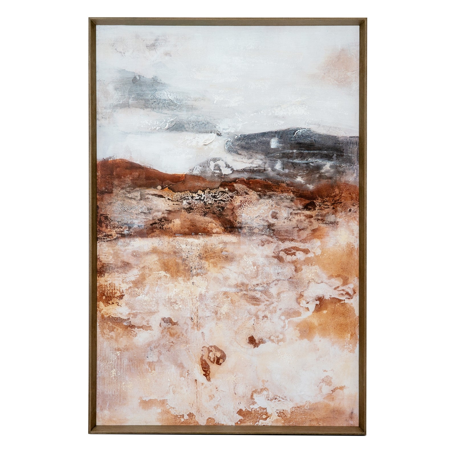 Vista Hand Painted Canvas In Frame - Handpainted Art from the Quanta Home collection.