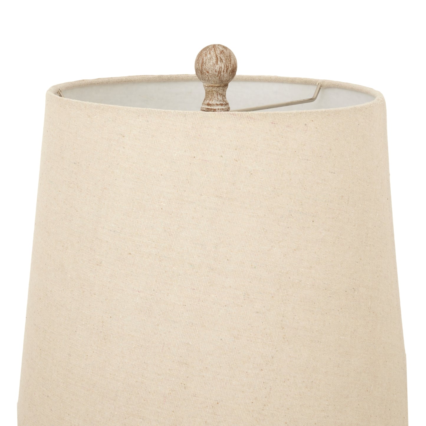 Red candlestick table lamp featuring a neutral linen shade, exuding elegance and warmth for diverse home decor styles.