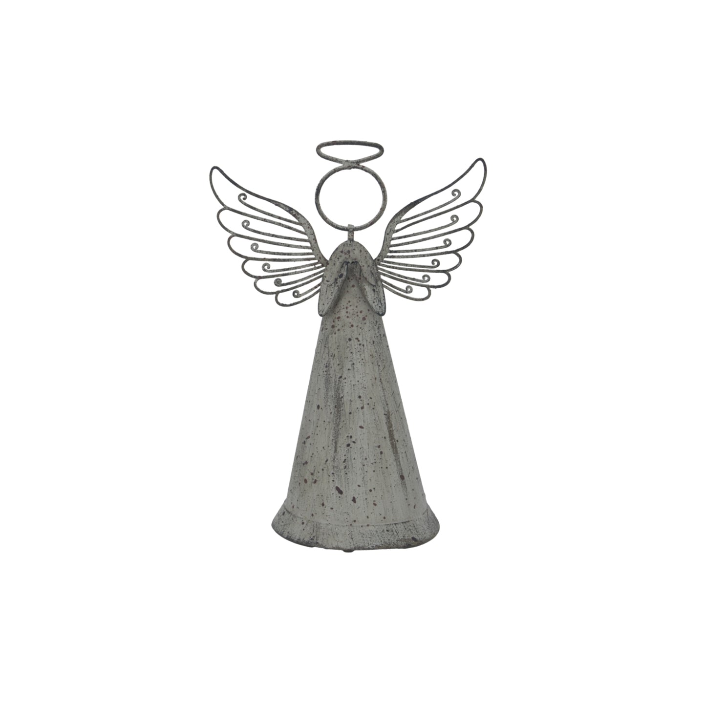 Rustic Metal Standing Angel - Christmas Room Decorations from the Quanta Home collection.