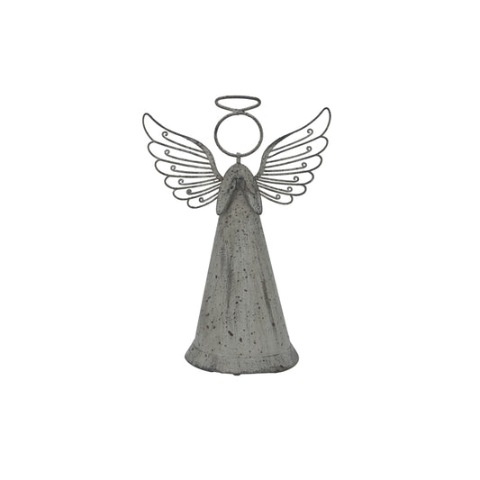 Rustic Metal Standing Angel - Christmas Room Decorations from the Quanta Home collection.