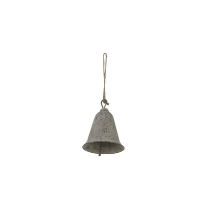 Rustic Metal Hanging Bell - Christmas Baubles from the Quanta Home collection.
