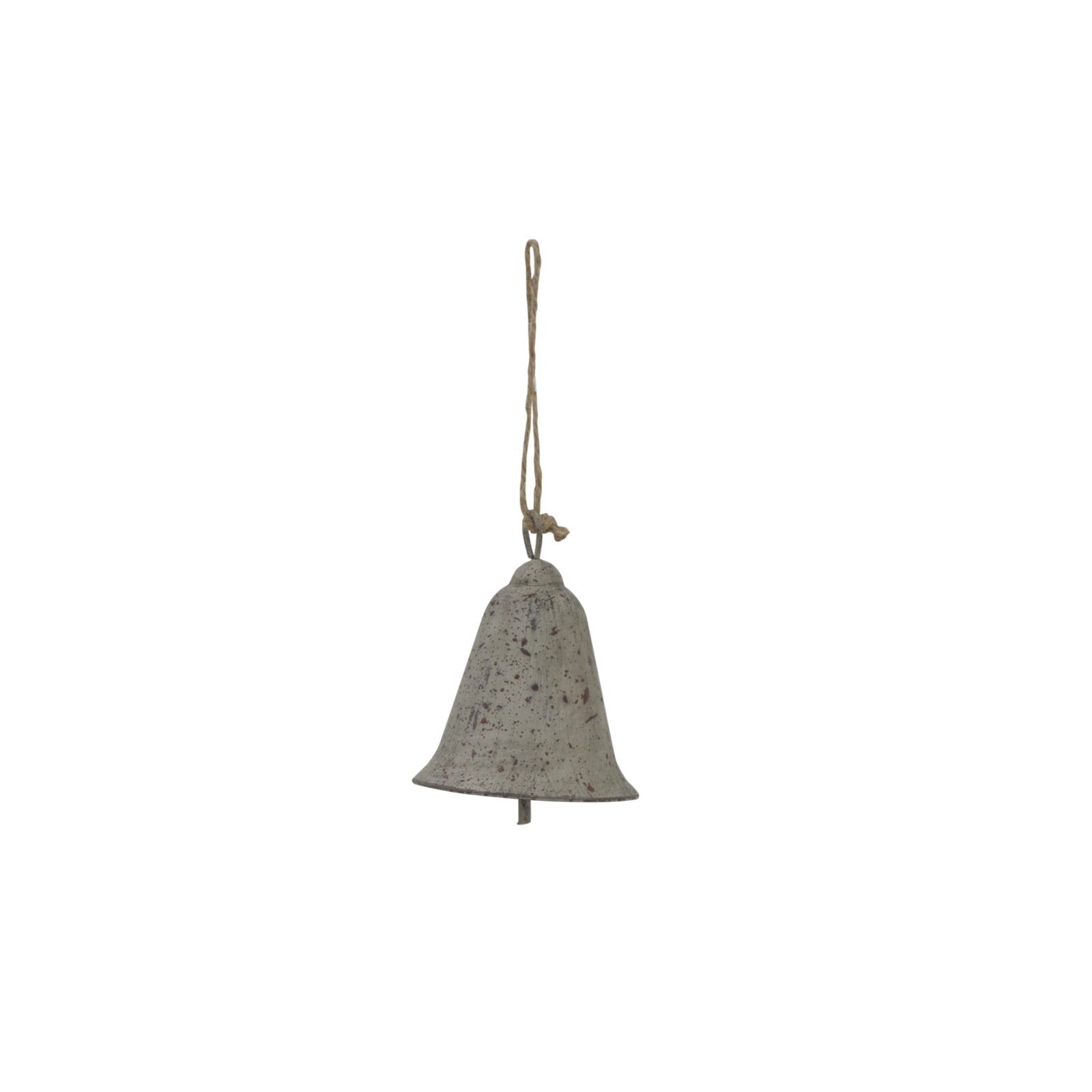Rustic Metal Hanging Bell - Christmas Baubles from the Quanta Home collection.