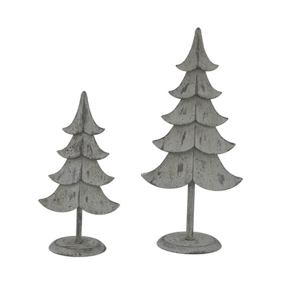 Rustic Metal Standing Tree - Christmas Room Decorations from the Quanta Home collection.